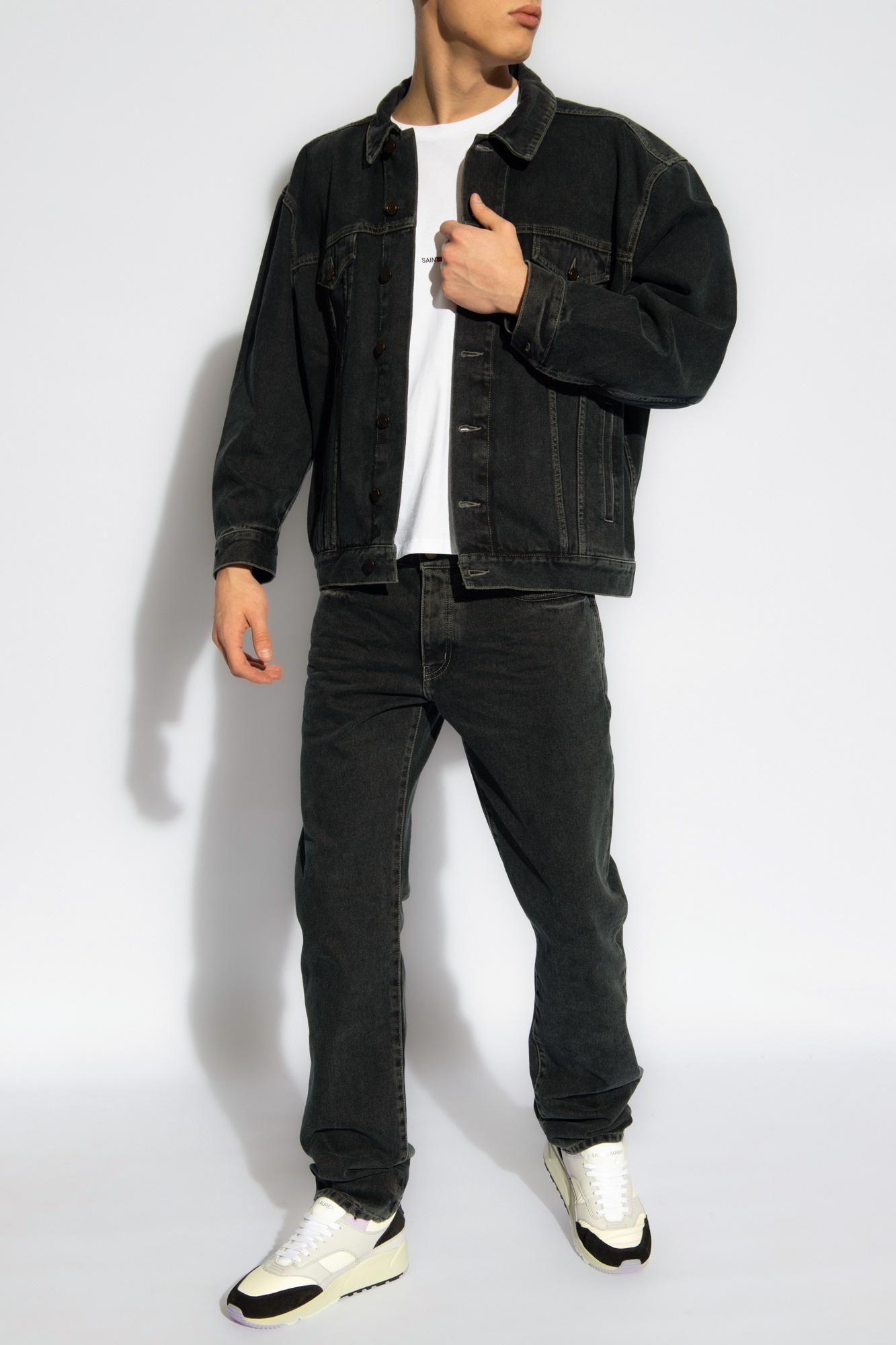 Black Denim jacket Saint Laurent - Vitkac Italy